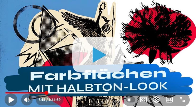 Video anschauen: ANLEITUNG | Halbton mehrschichtig für Farbflächen-Foto-Effekt