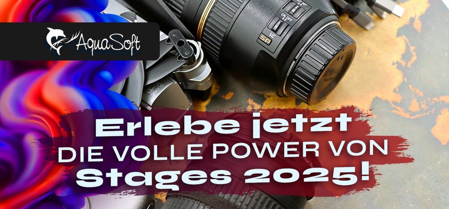 [AquaSoft News] Stages Sonderangebot, Videoanleitungen: Krümel im Schuhkarton
