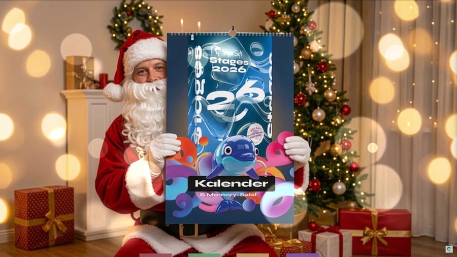 [AquaSoft News] A3-Kalender zu gewinnen, Neuerungen Video Vision 2026 als Video