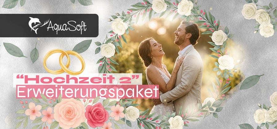 [AquaSoft News] Neues Erweiterungspaket Hochzeit 2 für Video Vision 2026