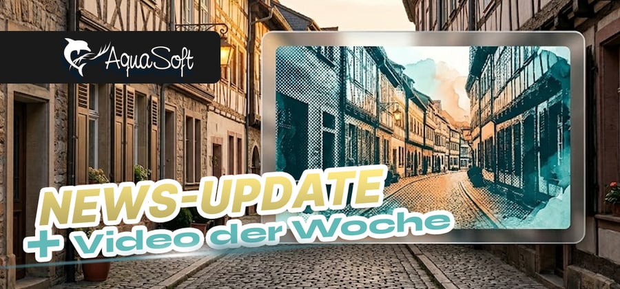 [AquaSoft News] Video Vision 2026: Kreative Intros mit dem Halbton-Effekt